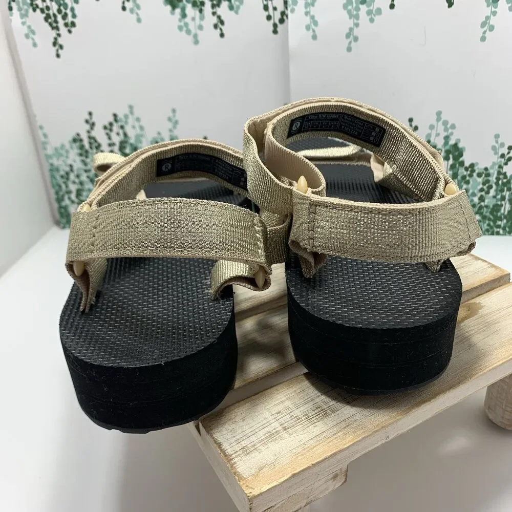 Teva Golden Metallic Womens Sandals Size 10 US Or 41 EU - NWOT - Picture 12 of 14